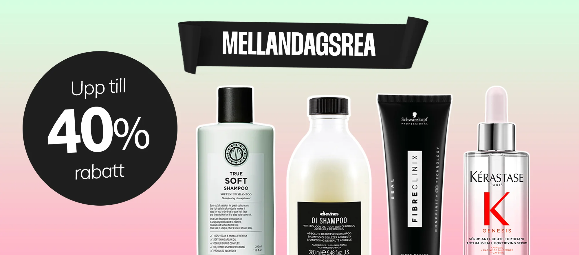 Mellandagsrea Upp till 40%